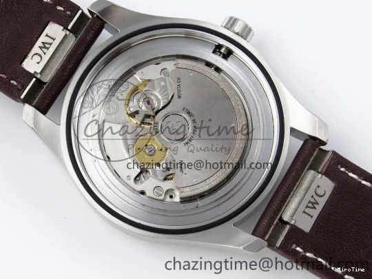 MIROTIME 0511 ZipUp Pilot Mark XX BLSF 1:1 Best Edition Green Dial on Brown Leather Strap MIYOTA 7019